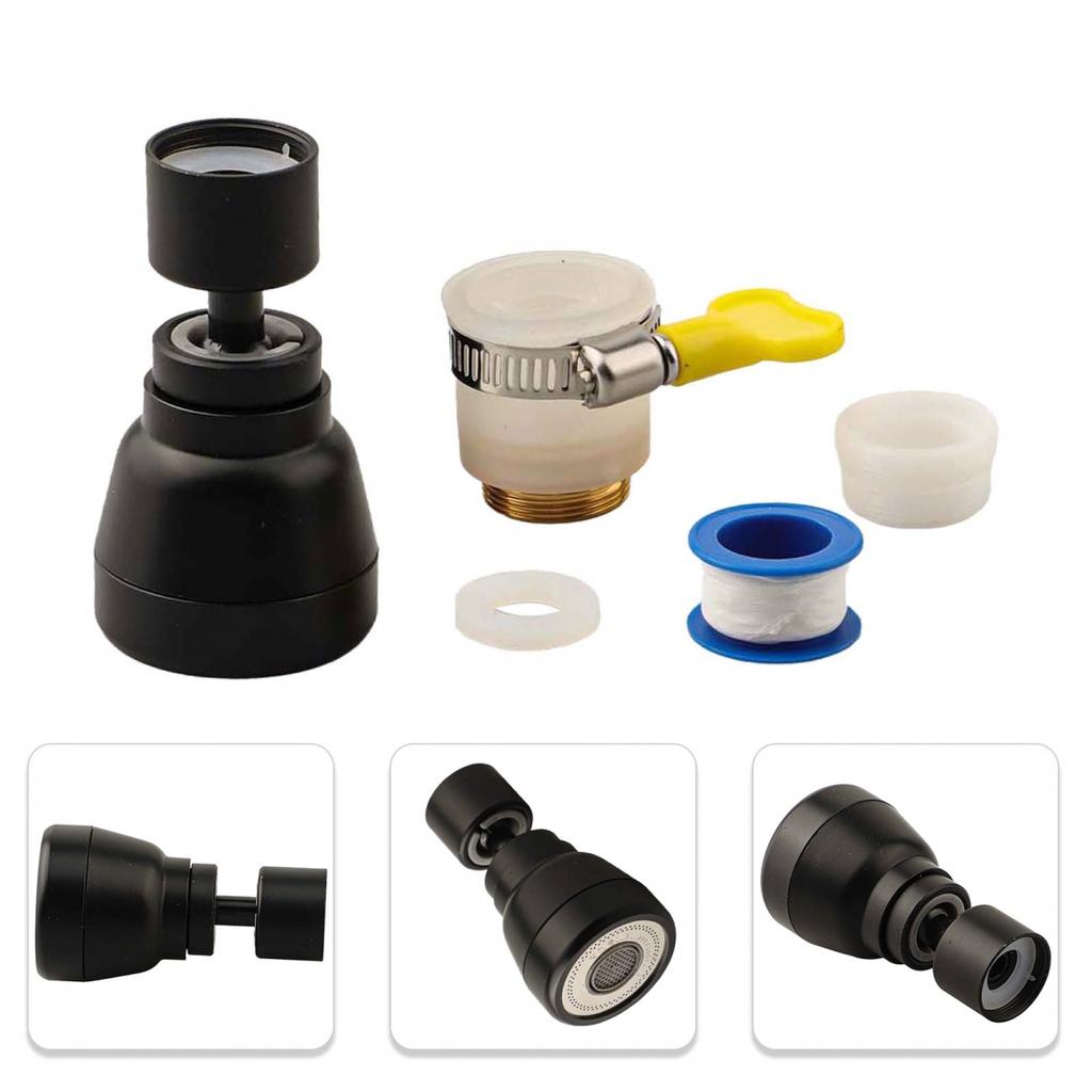 Stainless Steel Faucet Extender with 360 Degree Adjustment Capability