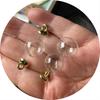 16mm Transparent Glass Ball Colorful Beads Charm Pendant With Box for Bracelet Necklace Jewelry Making DIY Earring Finding