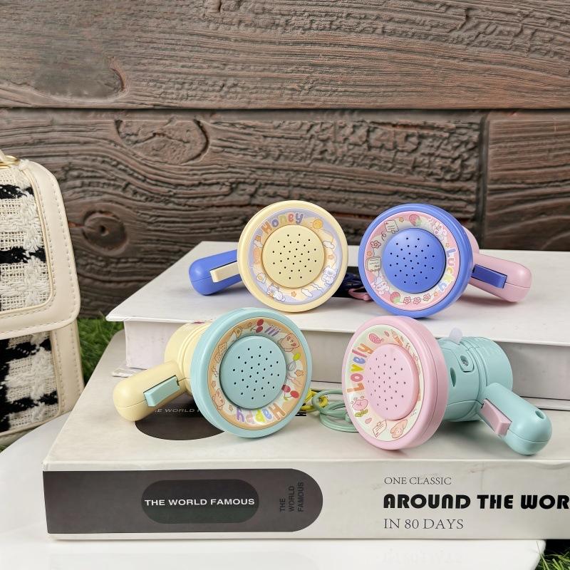 Mini Recorder Vocal Toys Keychain Voice Changer Loudspeaker Toy Bag Pendant Outdoor Megaphone Decompression Hanging Keyrings