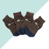 4pcs Anti-Slip Doggie Pets Cartoon Pet Cotton Socks Dog Cat Socks Warm Winter Snow Ice Protection Pet Footwear S