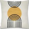 Popular Simple Abstract Geometric Pillow Case Nordic Morandi Home Sofa Car Cushion Cover