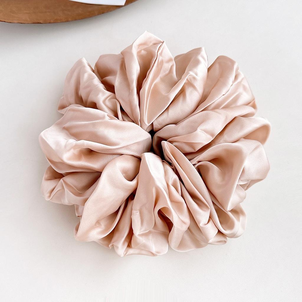 1 Stück Extra Große Flauschige Hochelastische Weiche Seidige Lässige Mode Scrunchies für Frauen Mädchen Haarbänder Accessoires