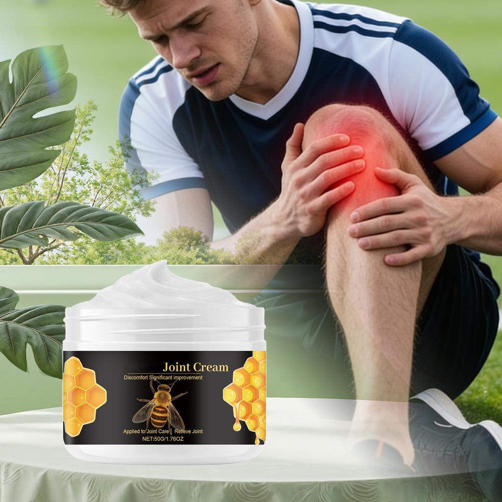 Joint Relief Cream: Nourishes Bones, Relieves Joint Pain And Muscle Discomfort. A Gentle, Soothing Topical Massage Cream.