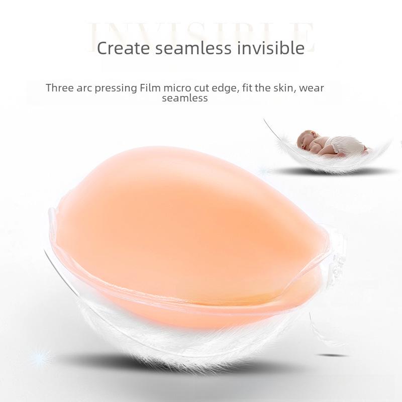 Adesivos invisíveis de silicone push-up para seios - sem costura, sem alças, antiderrapantes e à prova d'água para vestido de noiva