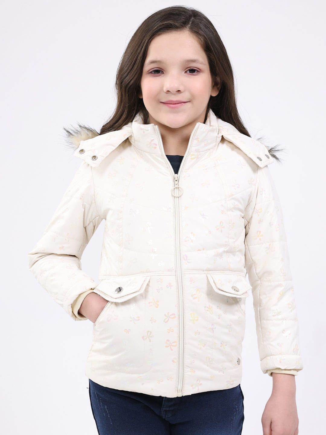 Monte Carlo Girl Regular Fit Beige Jacket 5-6 Years бежевый