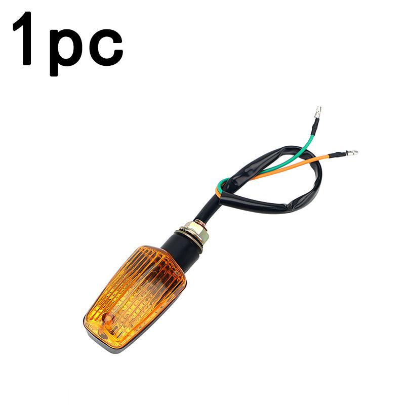 

1/2 шт. Мотоциклетная лампа-мигалка, лампа указателя поворота, универсальная, DC 12 В, мотоциклетный индикатор, янтарная лампа-мигалка 8 Вт, мотозапчасти