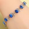 Exquisites Funkelndes Kristall Zirkon Flügel Edelstein Tennisarmband Damen Mode Hip Hop Schmuck Geschenk mit Verlängerungskette