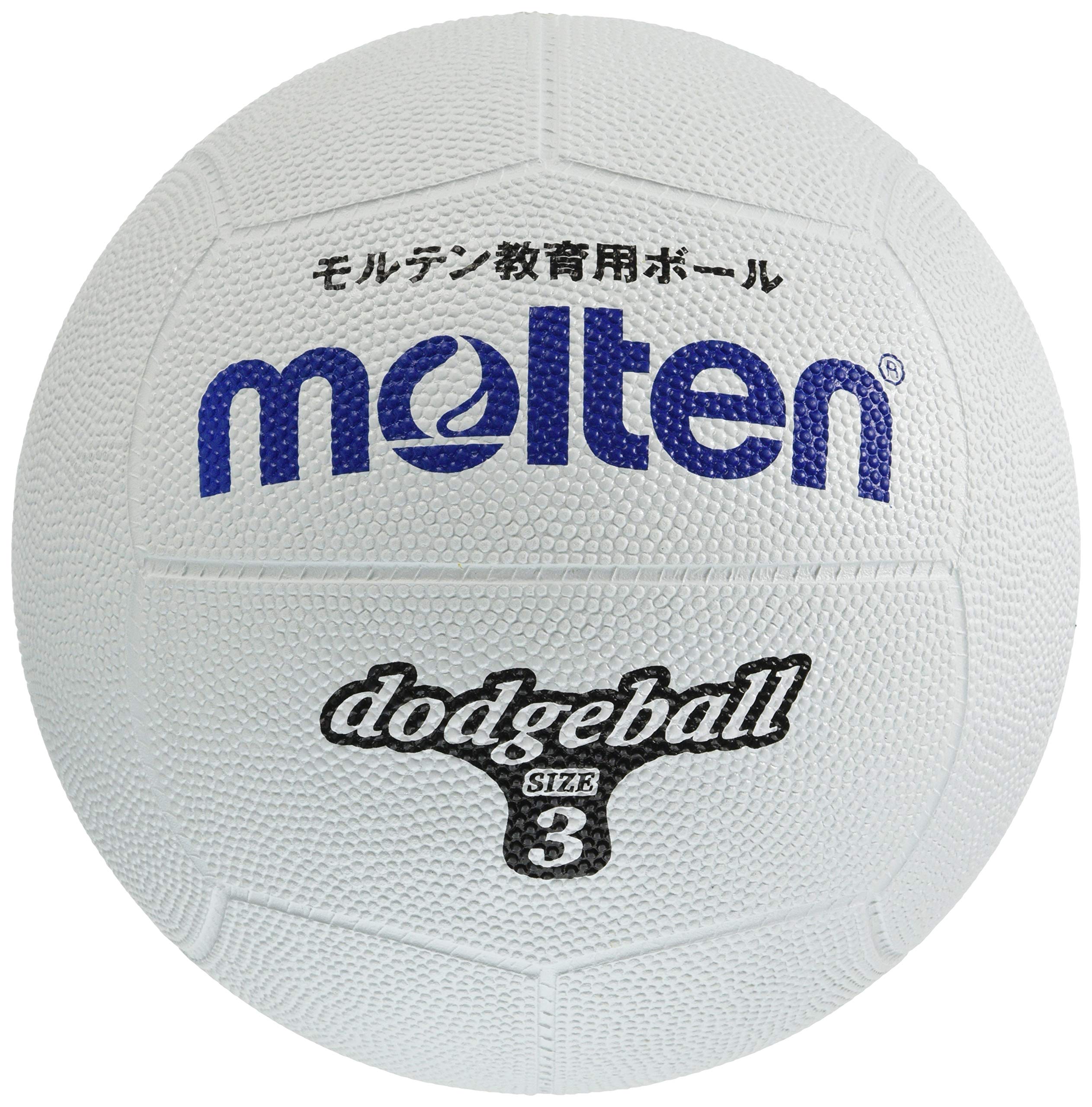 

Molten Dodgeball Rubber 3 Ball White D3W No.