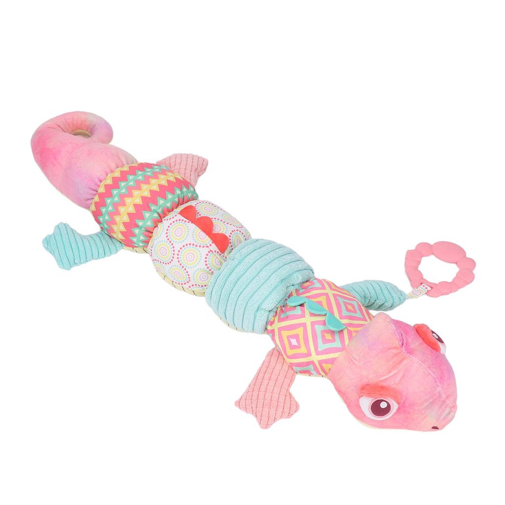 23in Multi Sensory Animal Crinkle Toy Plush Soothe Musical Stuffed Animal Activity Toy