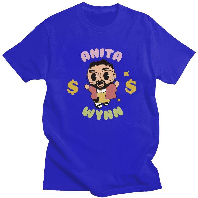 Custom Anita Max Wynn Mem T Shirt for Men 100 Cotton Tshirt Casual Tees Short Sleeve Tshirt Slim Fit Clothing Gift