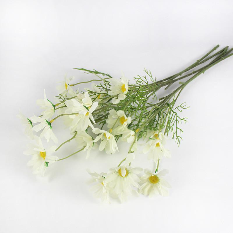 Plastic Symphyotrichum Novi Belgii Artificial Flowers 49cm Faux Floral Decor For Wedding And Outdoor Settings