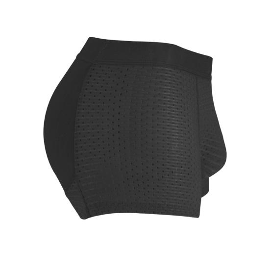 Men Butt Lift Boxer Briefs Solid Color Fake Butt Shorts Padded Hip