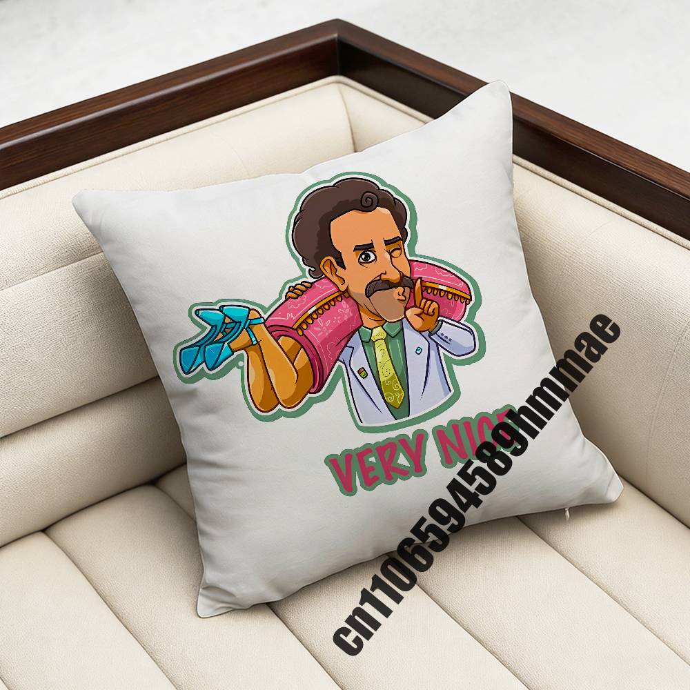 For Borat Very Nice Great Success Throw Pillow Case Sham 45X45Cm 40X40Cm Square Car Pillowcase Pad Cushion Cover