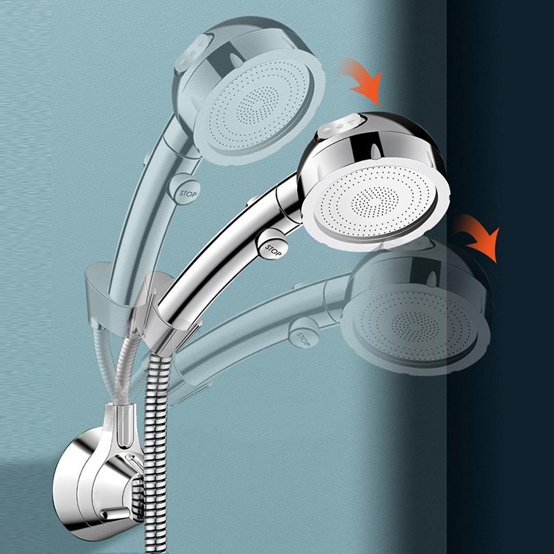 Suction Cup Shower Holder Adjustable Shower Head Holder Nozzle Handheld Holder Punch-Free Multi Angle Rotation Shower Bracket