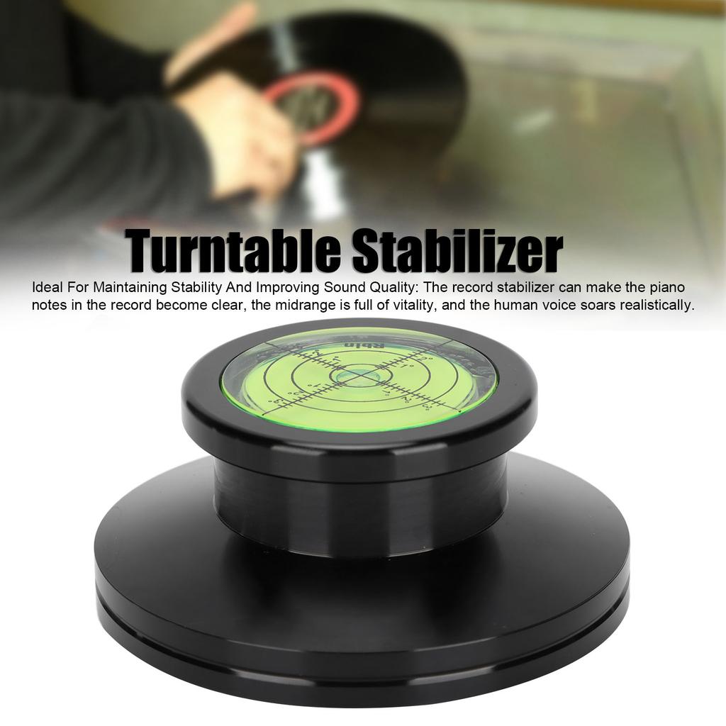 Turntable Stabilizer Aluminum Alloy Record Weight Record Player Clamp for Vibration Balanced
