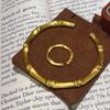 Jindian Has The Same Silk Feeling Exquisite Handmade Brushed Bamboo Bracelet Ring, High-End National Style High Bracelet