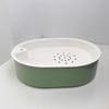 Large Bird Bath Basin for Parrots, Budgerigars, and Cockatiels – Built-in Birdcage Bathing Accessory