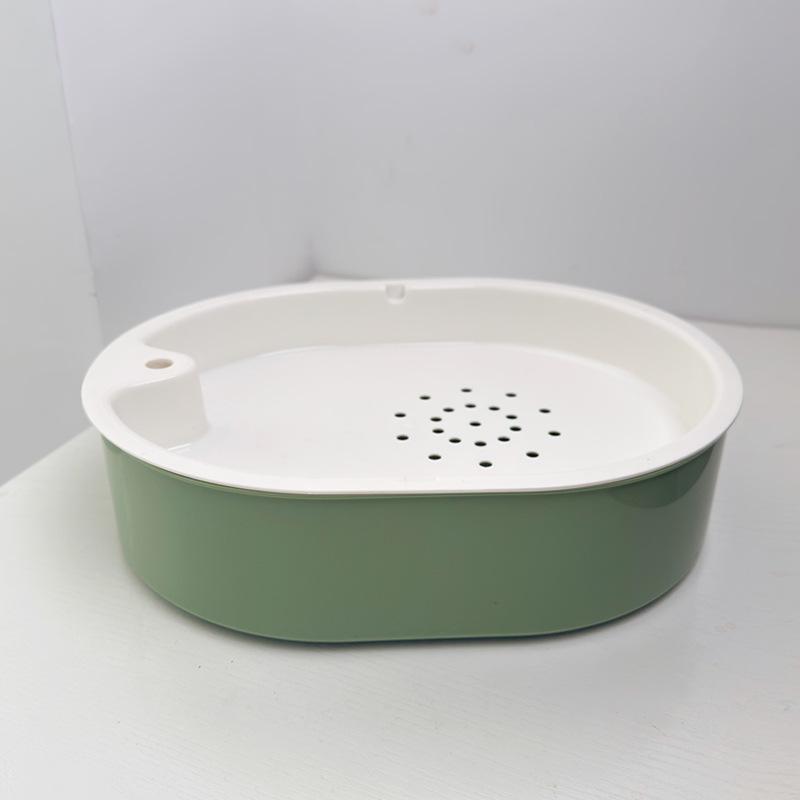 Large Bird Bath Basin for Parrots, Budgerigars, and Cockatiels – Built-in Birdcage Bathing Accessory