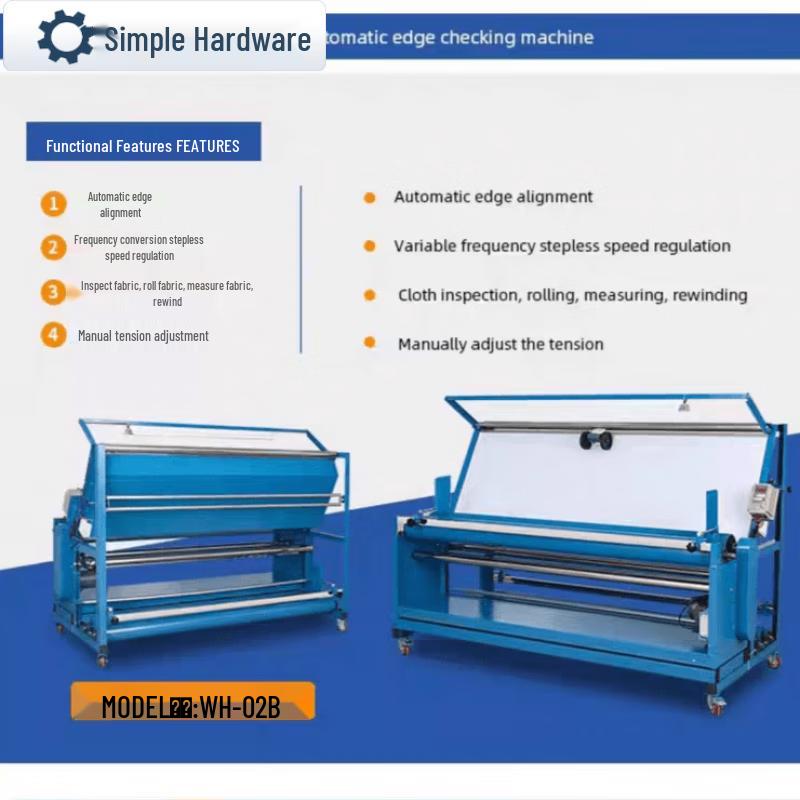 

Automatic Fabric Inspection and Rolling Machine CN plug (adapter included)