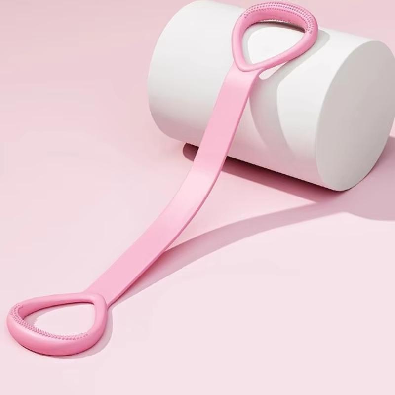 

8-shaped Fitness Resistance Band Sports Workout Elastic Band Home Fitness Rubber Pull Rope Yoga Training Exercise Gym Equipment розовый