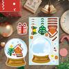 8 Original Christmas Face-swapping Set Stickers, Cartoon and Cute Holiday Collage Stickers