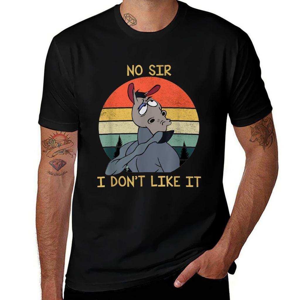 No Sir I Dont Like It Vintage Shirt Tshirt Fitness Quick Dry Short Sleeve Top Tshirt