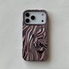 Electroplate 3D Solid Phone Case for Iphone 17 Air 16E 16 15 14 13 12 11 Pro Max Water Ripple Shockproof Tpu Soft Cover
