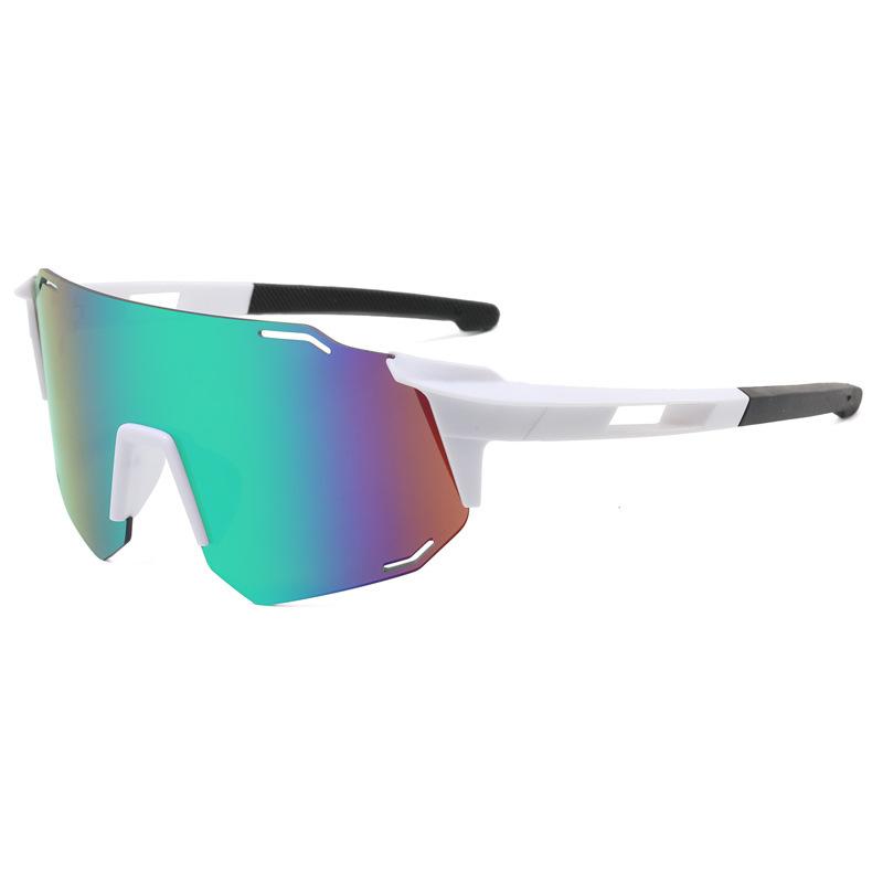 

Cycling Sunglasses Colorful Outdoor Running Glasses Sports Windproof Goggles Protective Sunglasses 05 зелений