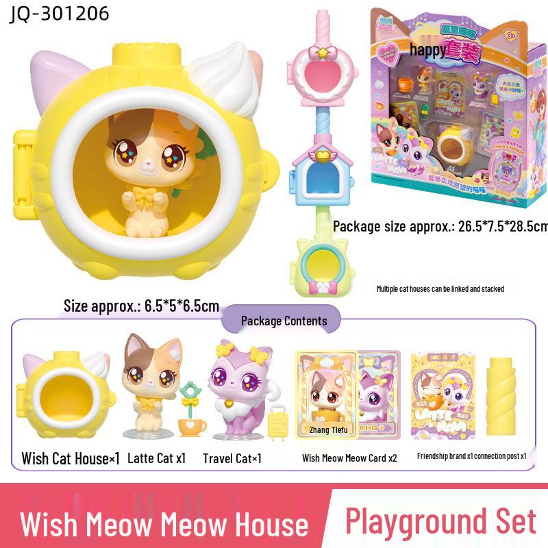 Beautiful Kitten Plush Toy Princess - Wish Meow Meow Birthday Gift for Girls