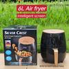 6L Smart Touch Screen Air Fryer for French Fries