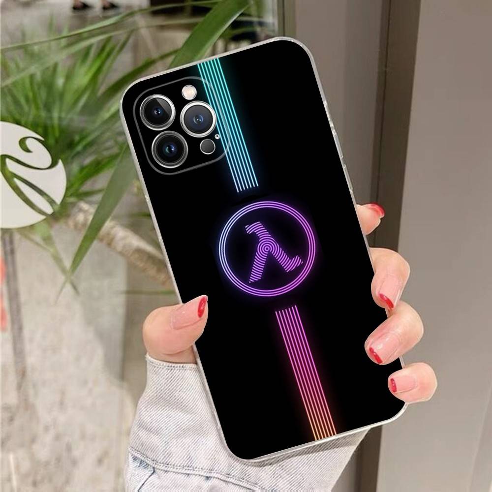 

H-Half Life-e 2 For IPhone 11 12 13 14 15 16 17 Pro Max Plus Air Transparent Clear Shockproof Case iPhone 11 pro