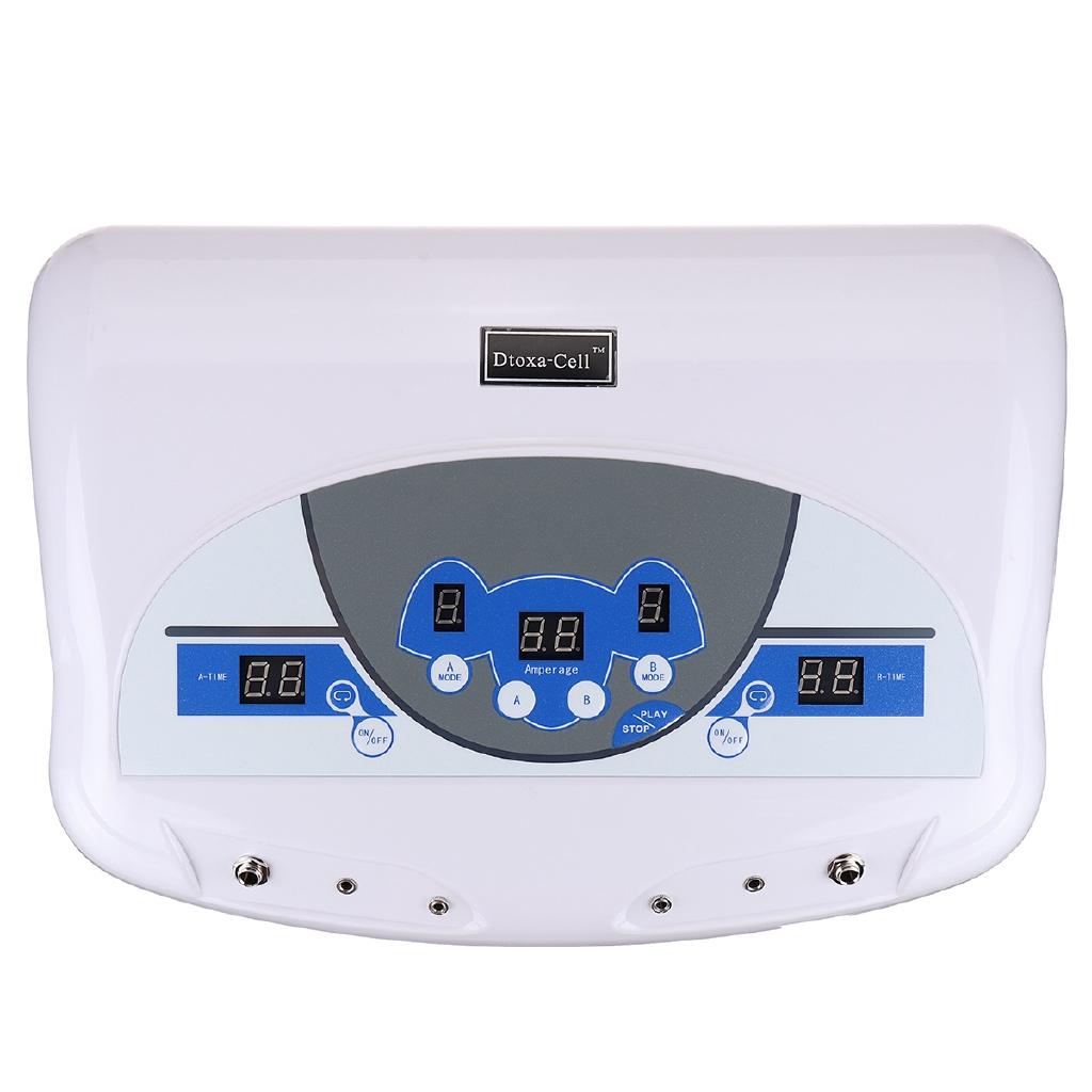50W 220V Dual-user Ionic Detox Machine Foot Bath Spa Tool LCD W/ MP3 Music Cleanse Salon