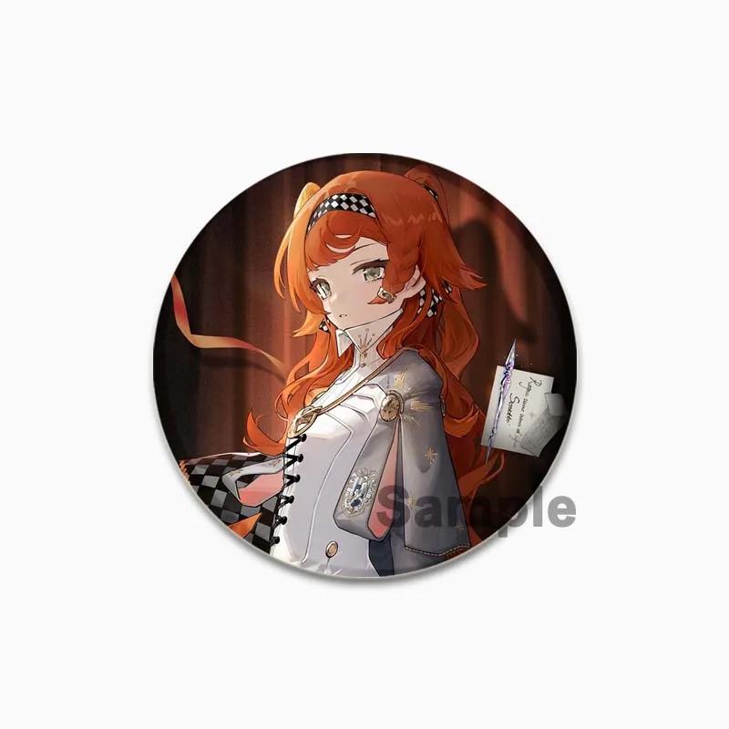 32/44/58mm Electronic Role Playing Games Badge Spathodea Ezra Desert Flannel Brooches Handmade Lapel Pins for Clothes Hat Backpack Jewelry
