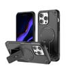 Applicable To Apple IPhone 16 Mobile Phone Case Bundesliga Invisible Bracket Magnetic Suction Apple 15 Anti-fall Protection Case 14