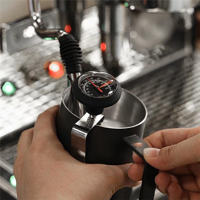 A96I-Milk Foam Thermometer Pointer Thermometer Pour-Over Coffee Mechanical Thermometer Cafe Tool Kitchen Accessories