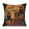 Halloween Linen Pillow Cover Printed Pillow Supply Cushion Cover