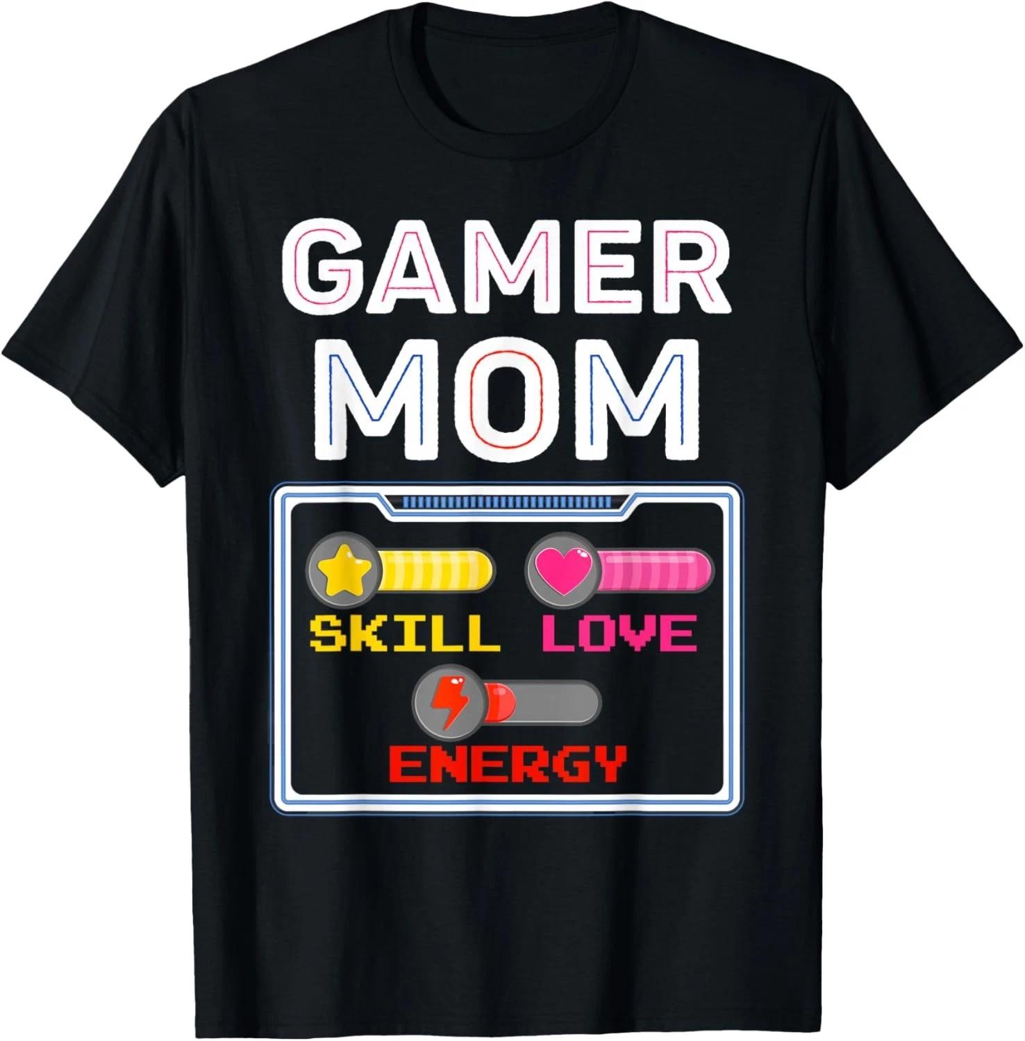 

Video Gamer Mom Shirt Gaming Lovers Boy Girl Birthday Gamer Gift Unisex T-Shirt M