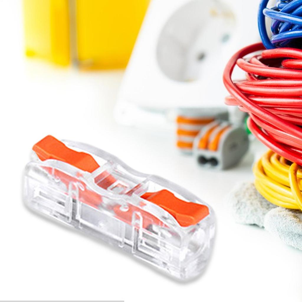 Inline Splicing Connector Inline Wire Connector Lever 1 to 1 Quick Conductor Combination Compact Splicing Wire Connectors