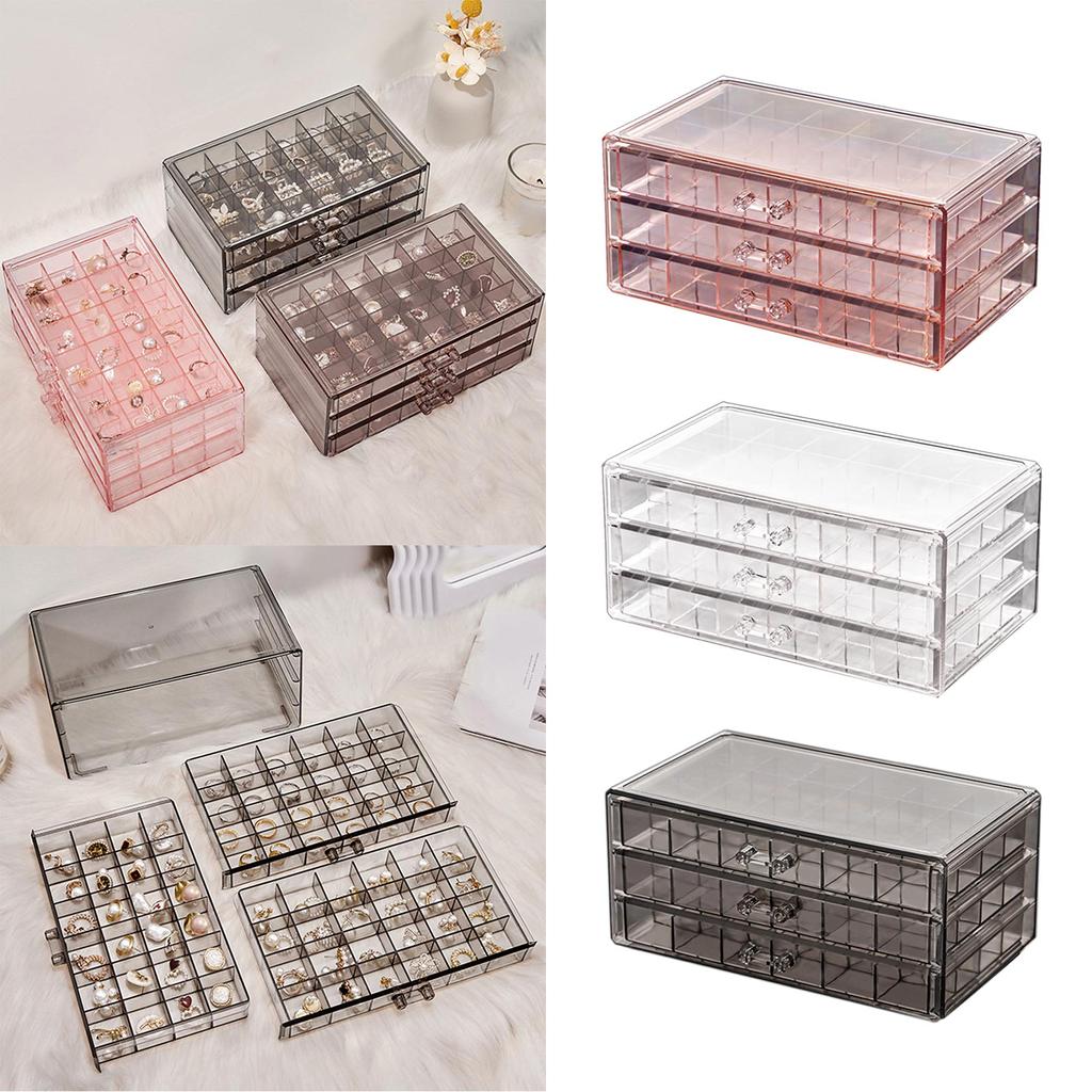 Easy To Clean and Maintain Jewelry Storage Box Useful Jewelry Collection Cases Modern Jewelry Display Organizer Box