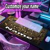 Custom Name Personalized AEK Athens FC Pattern Mousepad, Laptop PC Desk Mat, Decorative Desk Mat for Home Keyboard Pad Gift
