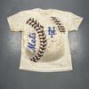 Camiseta Tie-Dye de Manga Curta Hardball Azul Líquido para Homens New York Mets Tamanho XL