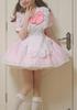 OMZIN Maid Costume, Sexy Lace and Ruffle Lolita Maid Outfit, Cute and Popular for Adults, Perfect for School Festivals, Cafes, and Amusement Parks, wi