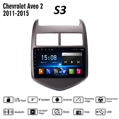 Wireless Car Radio Carplay For Chevrolet Aveo 2 Sonic 2011 - 2015 Android 10 Multimedia Video Player GPS Navigation WIFI 2+32GB