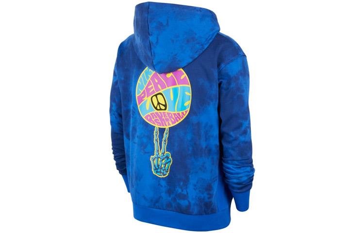 Nike Sweatshirts Men's Blue Hooded Moderate Regular CU3618-492
