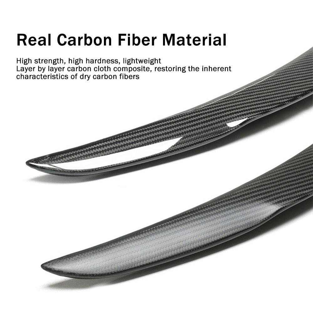 Heenvn Performance Version Real Carbon Fiber Spoiler For Tesla Model Y Juniper 2025 2026 Rear Trunk Wing Modification Exterior
