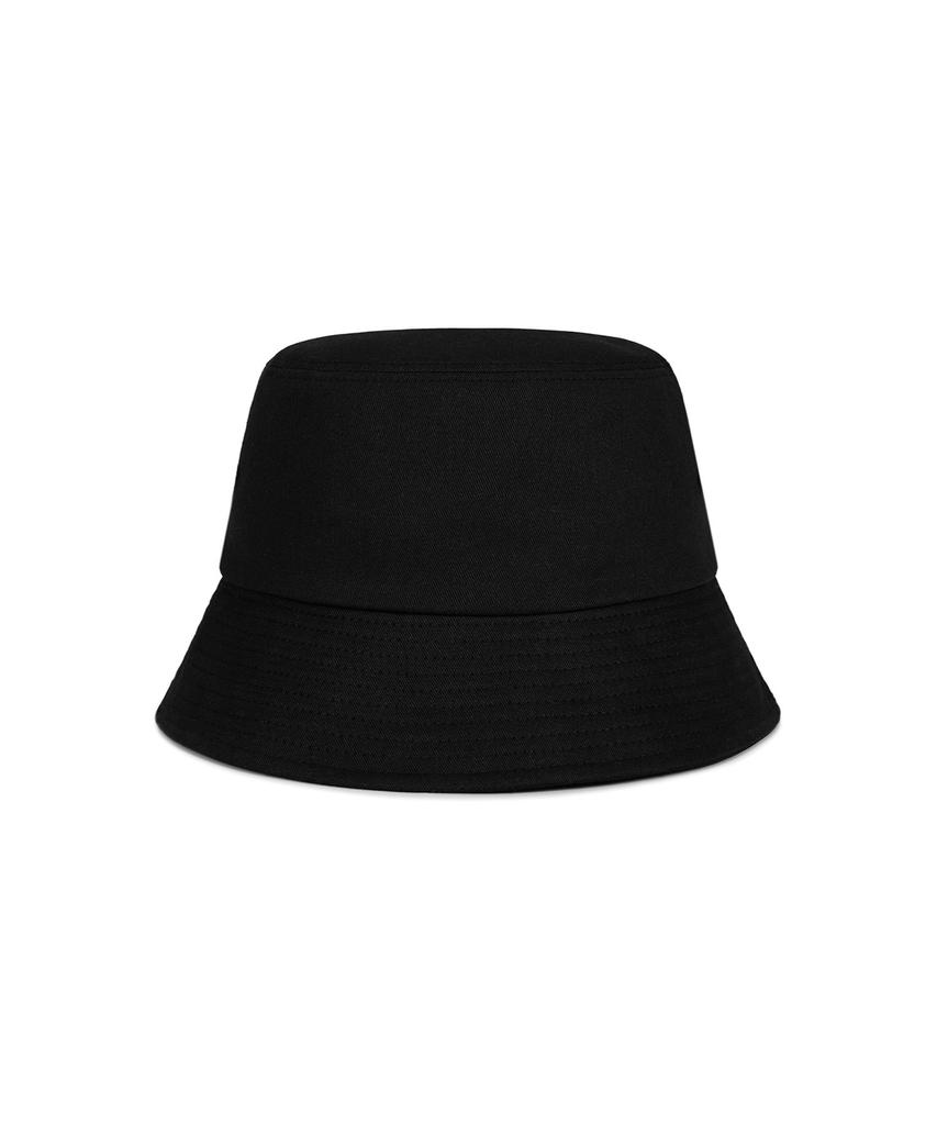 Bajal Va Curved Patch Bucket Hat Black