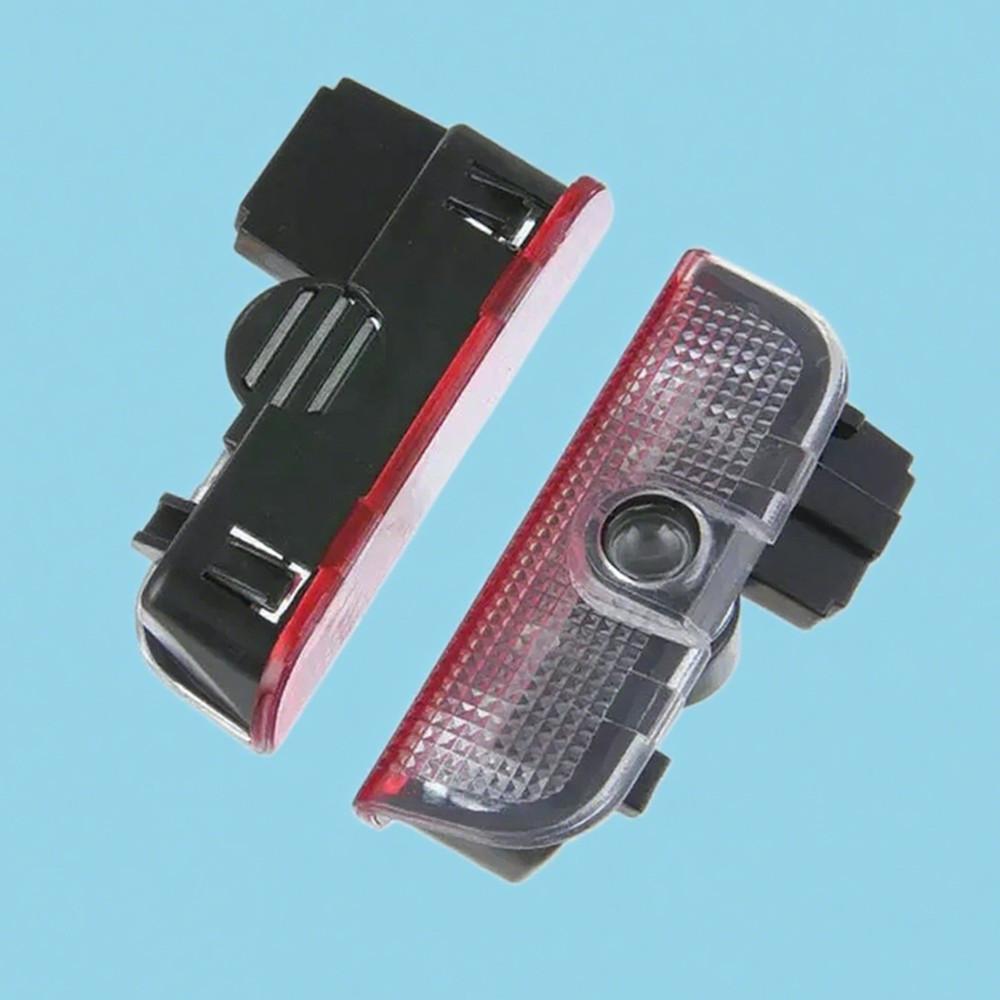 QPZF2 LED Car Door Accessories Welcome Light Compatible For Skoda Superb B8 B7 B5 B6 MK2 MK3 2 3 3U 3V 3T 2009-2021-2022-2023-2024 2X