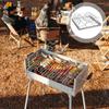 Stainless Steel Rib Rack, Foldable Rib Cooking Rack Barbecue Grill, BBQ Tool for Family Party, Outdoor Camping, Christmas Party