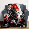 Samurai Warrior Flannel Blanket Throw Blanket Soft Warm Sofa Bed Camping Home Decor Unique Christmas Gift C9261903