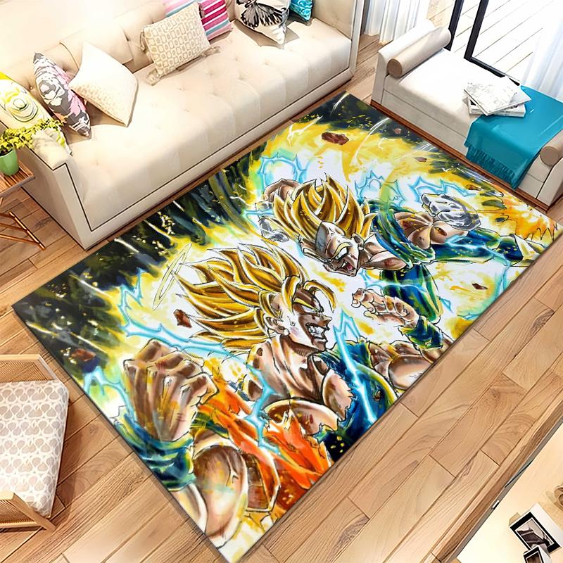 

Anime D-Dragon Ball Game Cartoon Living Room Non-Slip Area Rug Soft Carpet for Bedroom Kids Playroom Sofa,Home Decor Doormat 40x60cm